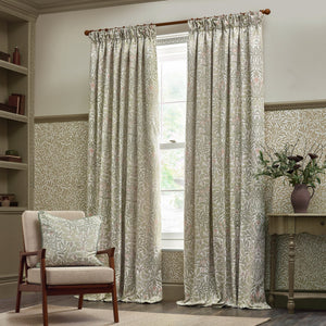 Acorn Multi 228x228 Pencil Pleat Curtains Stone/Sage - XShowhome Limited - Riva