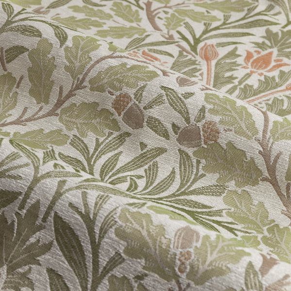 Acorn Multi 228x228 Pencil Pleat Curtains Stone/Sage - XShowhome Limited - Riva