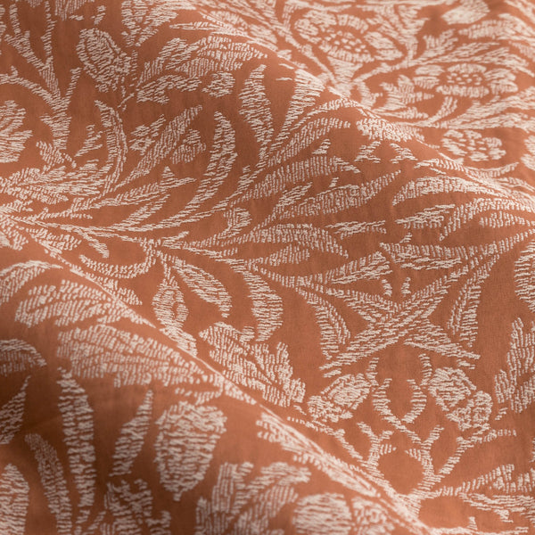 Acorn Tonal 117x182 Pencil Pleat Curtains Brick - XShowhome Limited - Riva