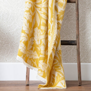 Acorn Tonal 130x170 Throw Gold - Canwell Interiors Limited - Riva
