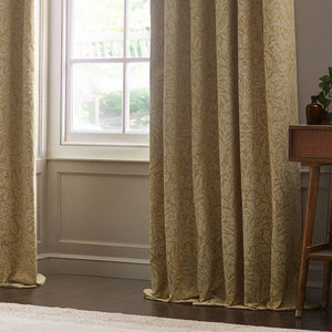 Acorn Tonal 167x137 Pencil Pleat Curtains Gold - XShowhome Limited - Riva