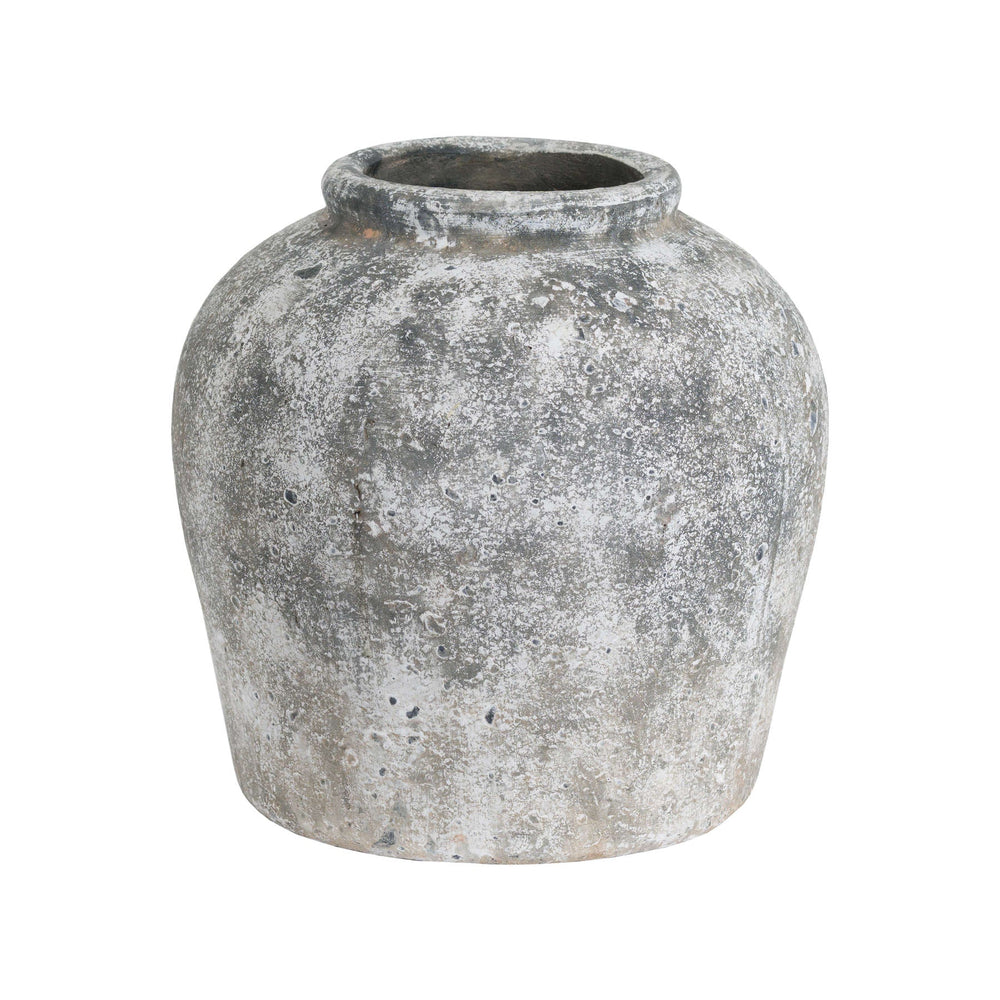Aged Stone Ceramic Vase - Canwell Interiors Limited - Hills