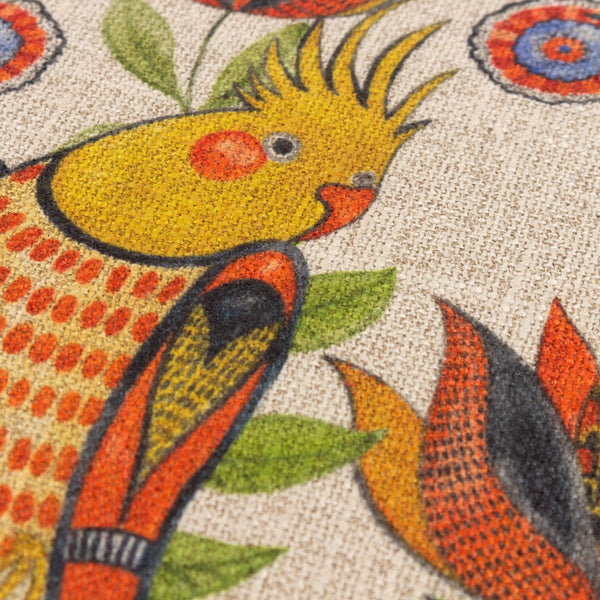 Akamba Cockatiels 50x50 Feather Filled Cushion Multi - Canwell Interiors Limited - Riva