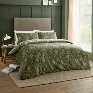 Albus Single Duvet Set Forest Green - XShowhome Limited - Riva