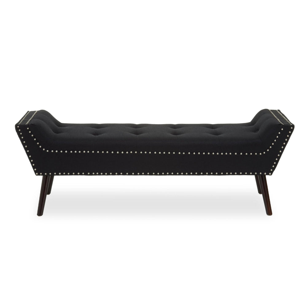 Alea Black Fabric Bench - XShowhome Limited - Xshowhome