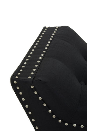 Alea Black Fabric Bench - XShowhome Limited - Xshowhome