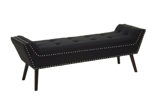 Alea Black Fabric Bench - XShowhome Limited - Xshowhome