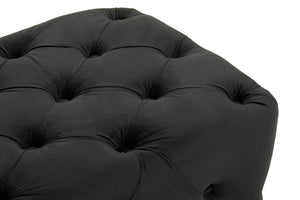 Alea Black Velvet Bench - Canwell Interiors Limited - Xshowhome