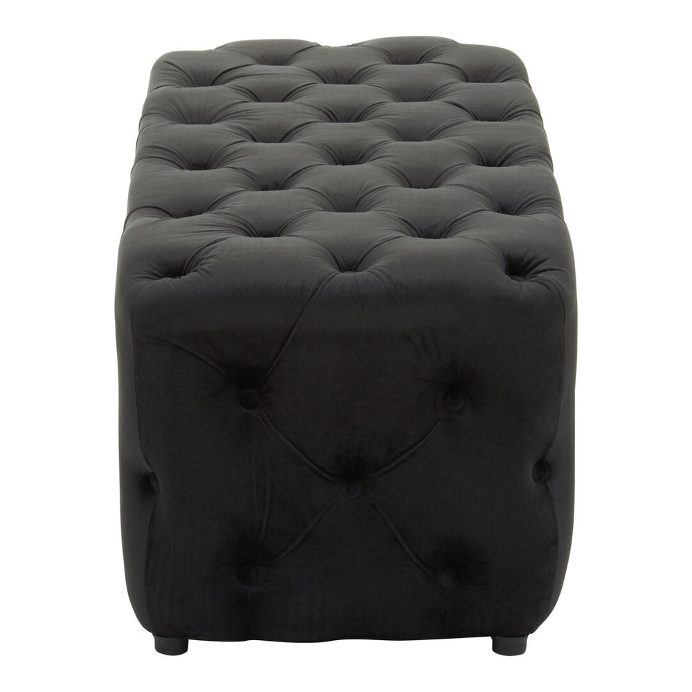 Alea Black Velvet Bench - Canwell Interiors Limited - Xshowhome