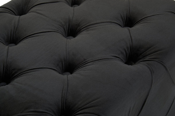 Alea Black Velvet Bench - Canwell Interiors Limited - Xshowhome