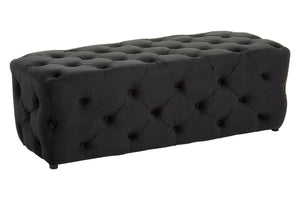 Alea Black Velvet Bench - XShowhome Limited - Xshowhome