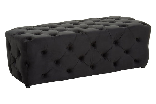Alea Black Velvet Bench - XShowhome Limited - Xshowhome