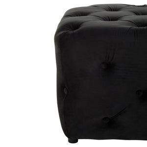 Alea Black Velvet Bench - XShowhome Limited - Xshowhome