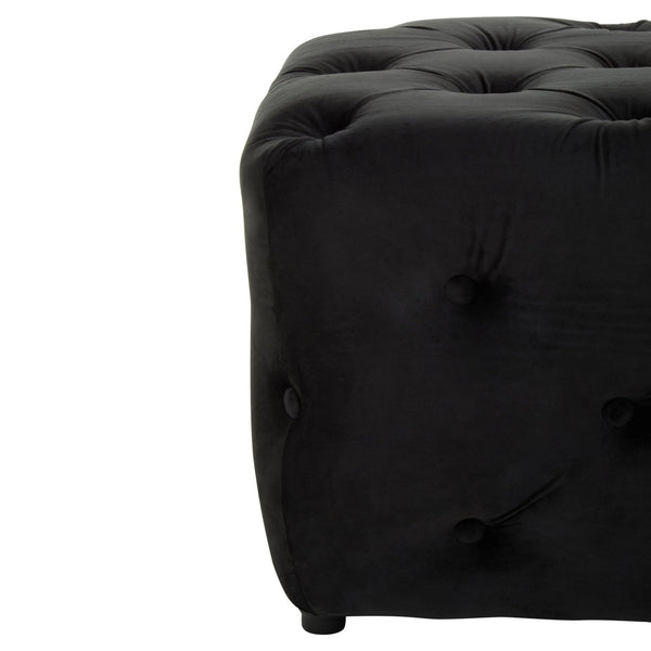 Alea Black Velvet Bench - XShowhome Limited - Xshowhome