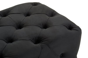 Alea Black Velvet Bench - XShowhome Limited - Xshowhome