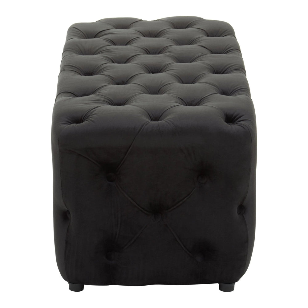 Alea Black Velvet Bench - XShowhome Limited - Xshowhome
