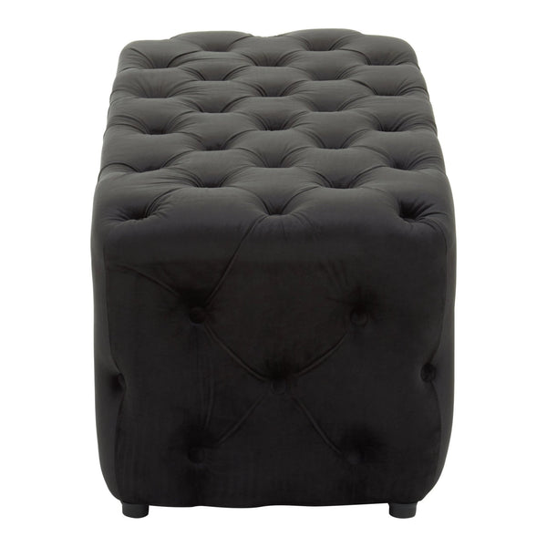 Alea Black Velvet Bench - XShowhome Limited - Xshowhome