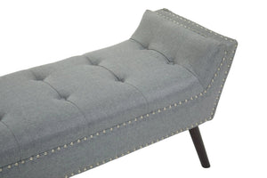 Alea Grey Fabric Bench - XShowhome Limited - Xshowhome