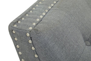 Alea Grey Fabric Bench - XShowhome Limited - Xshowhome