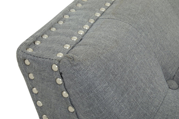 Alea Grey Fabric Bench - XShowhome Limited - Xshowhome