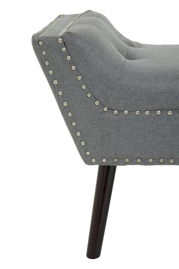 Alea Grey Fabric Bench - XShowhome Limited - Xshowhome