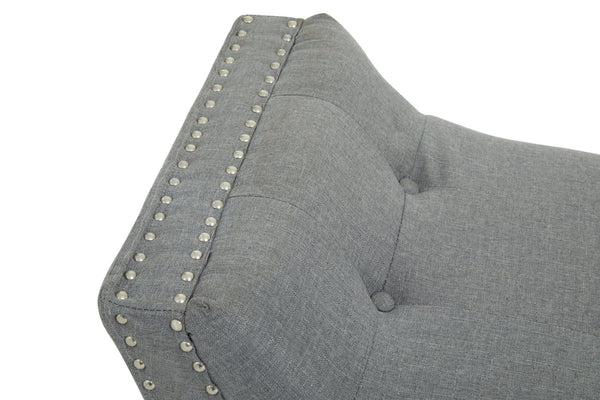 Alea Grey Fabric Bench - XShowhome Limited - Xshowhome