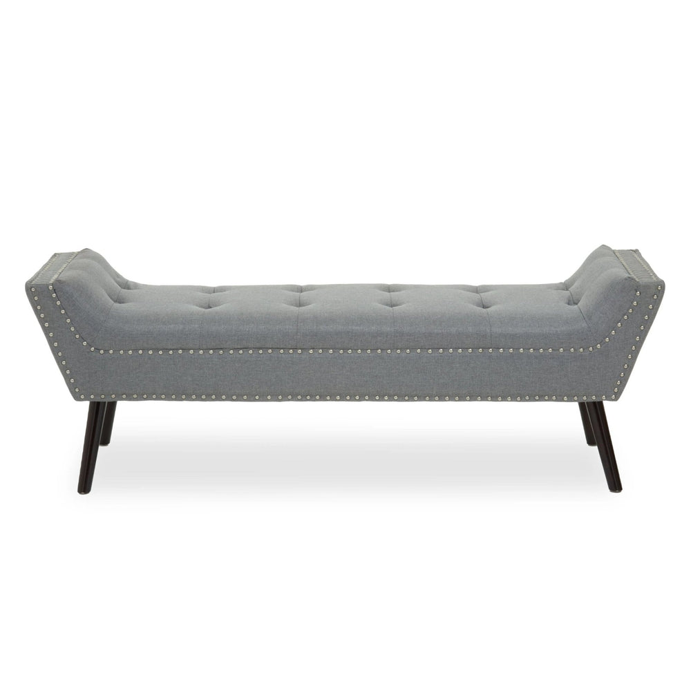Alea Grey Fabric Bench - XShowhome Limited - Xshowhome
