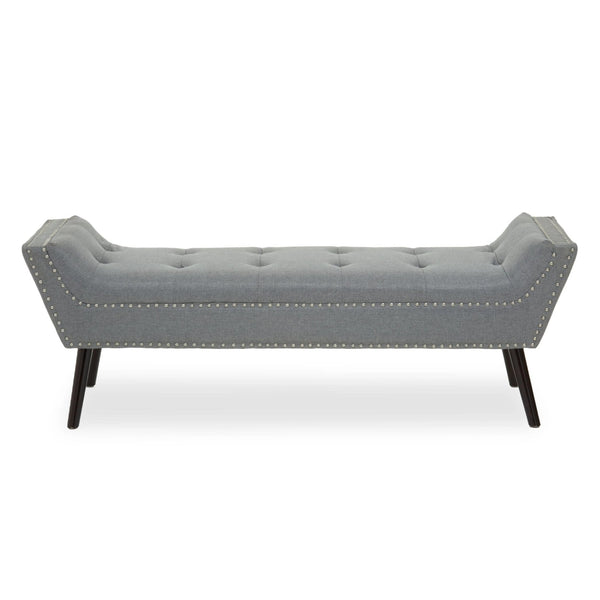 Alea Grey Fabric Bench - XShowhome Limited - Xshowhome