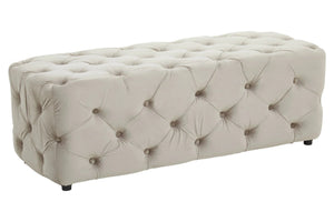 Alea Mink Velvet Button Tufted Bench - XShowhome Limited - Xshowhome