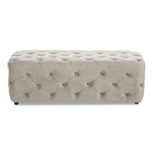 Alea Mink Velvet Button Tufted Bench - XShowhome Limited - Xshowhome