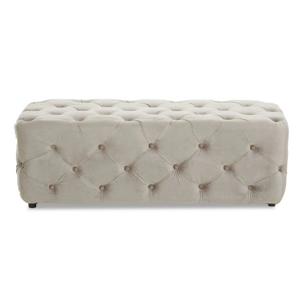 Alea Mink Velvet Button Tufted Bench - XShowhome Limited - Xshowhome