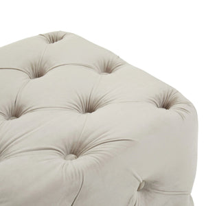 Alea Mink Velvet Button Tufted Bench - XShowhome Limited - Xshowhome
