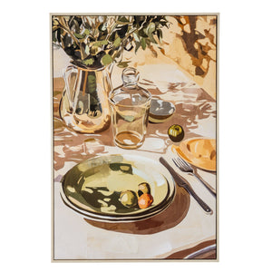Alfresco Evening Hand Painted Canvas in Frame - XShowhome Limited - Hills