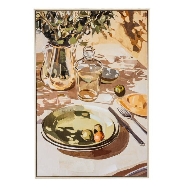 Alfresco Evening Hand Painted Canvas in Frame - XShowhome Limited - Hills