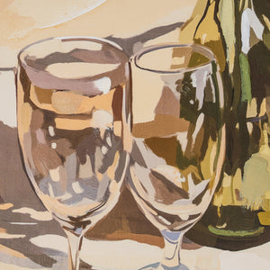 Alfresco Morning Hand Painted Canvas in Frame - XShowhome Limited - Hills