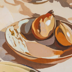 Alfresco Morning Hand Painted Canvas in Frame - XShowhome Limited - Hills
