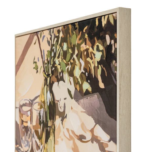 Alfresco Morning Hand Painted Canvas in Frame - XShowhome Limited - Hills