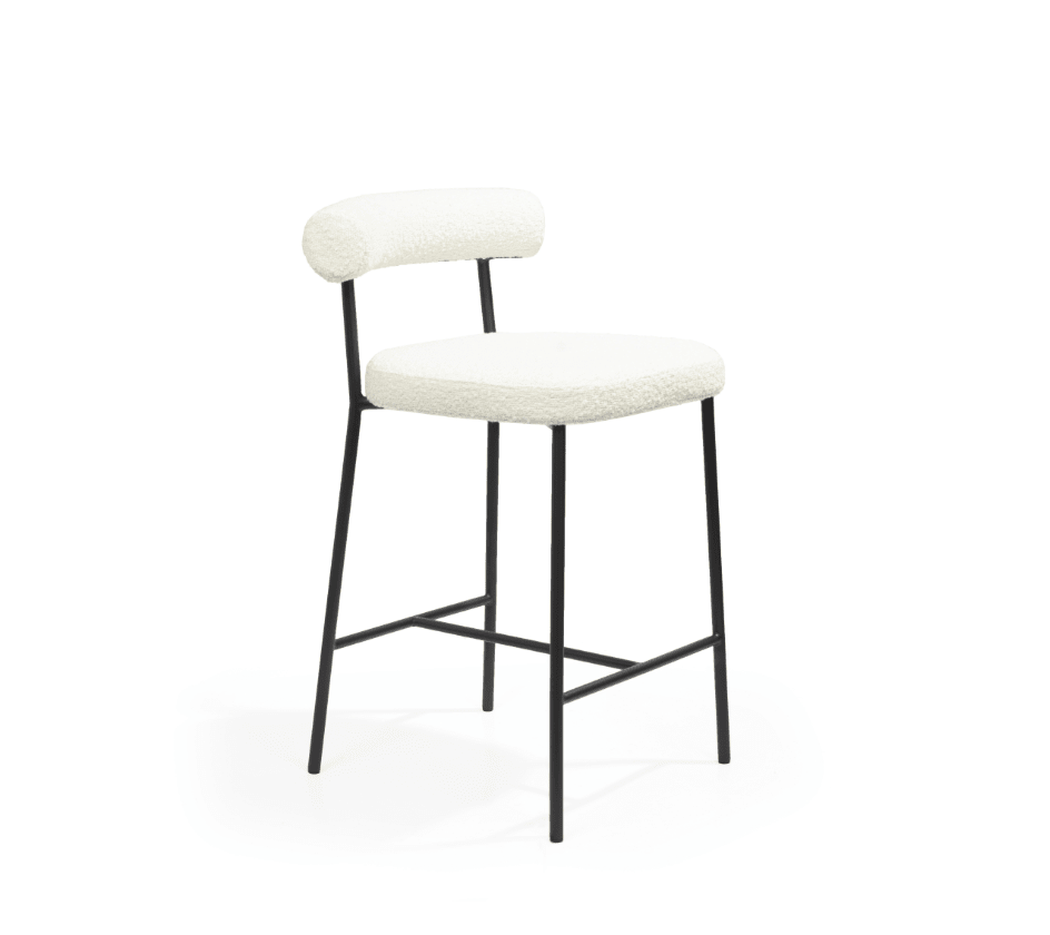 Alita Stool - Chex Bouclé Polar - XShowhome Limited - Tommy Franks