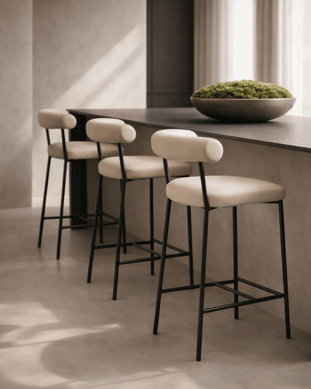 Alita Stool - Dark Marble - XShowhome Limited - Tommy Franks