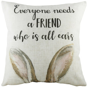 All Ears 43x43 Feather Filled Cushion - Canwell Interiors Limited - Riva