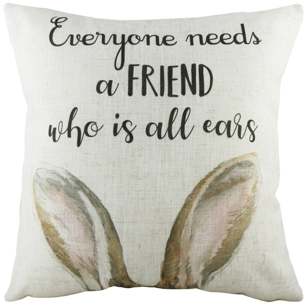 All Ears 43x43 Feather Filled Cushion - Canwell Interiors Limited - Riva