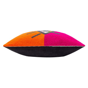All Eyes on You 45x45 Feather Filled Cushion Orange & Pink - Canwell Interiors Limited - Riva