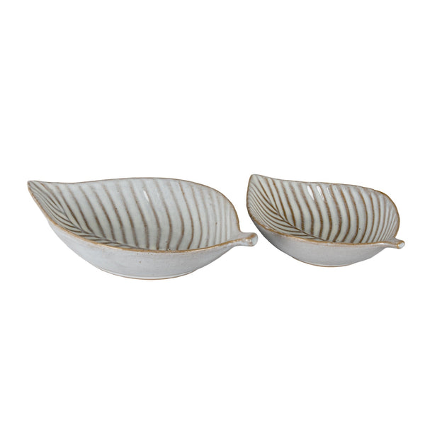 Alora Ceramic Elm Leaf Large Dish - Canwell Interiors Limited - Hills