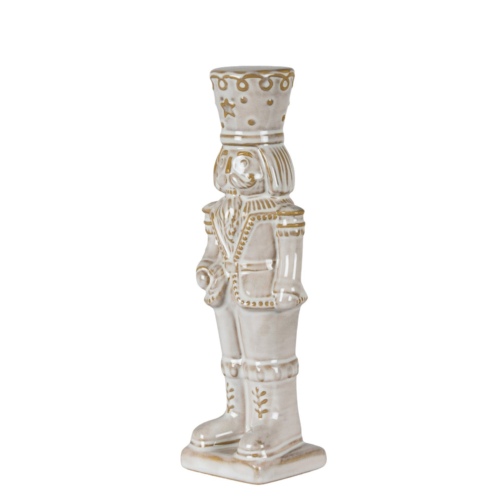 Alora Ceramic Nutcracker With Candy Cane - Canwell Interiors Limited - Hills