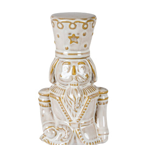 Alora Ceramic Nutcracker With Candy Cane - Canwell Interiors Limited - Hills