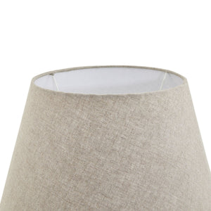 Amalfi Grey Candlestick Table Lamp with Linen Shade - Canwell Interiors Limited - Hills