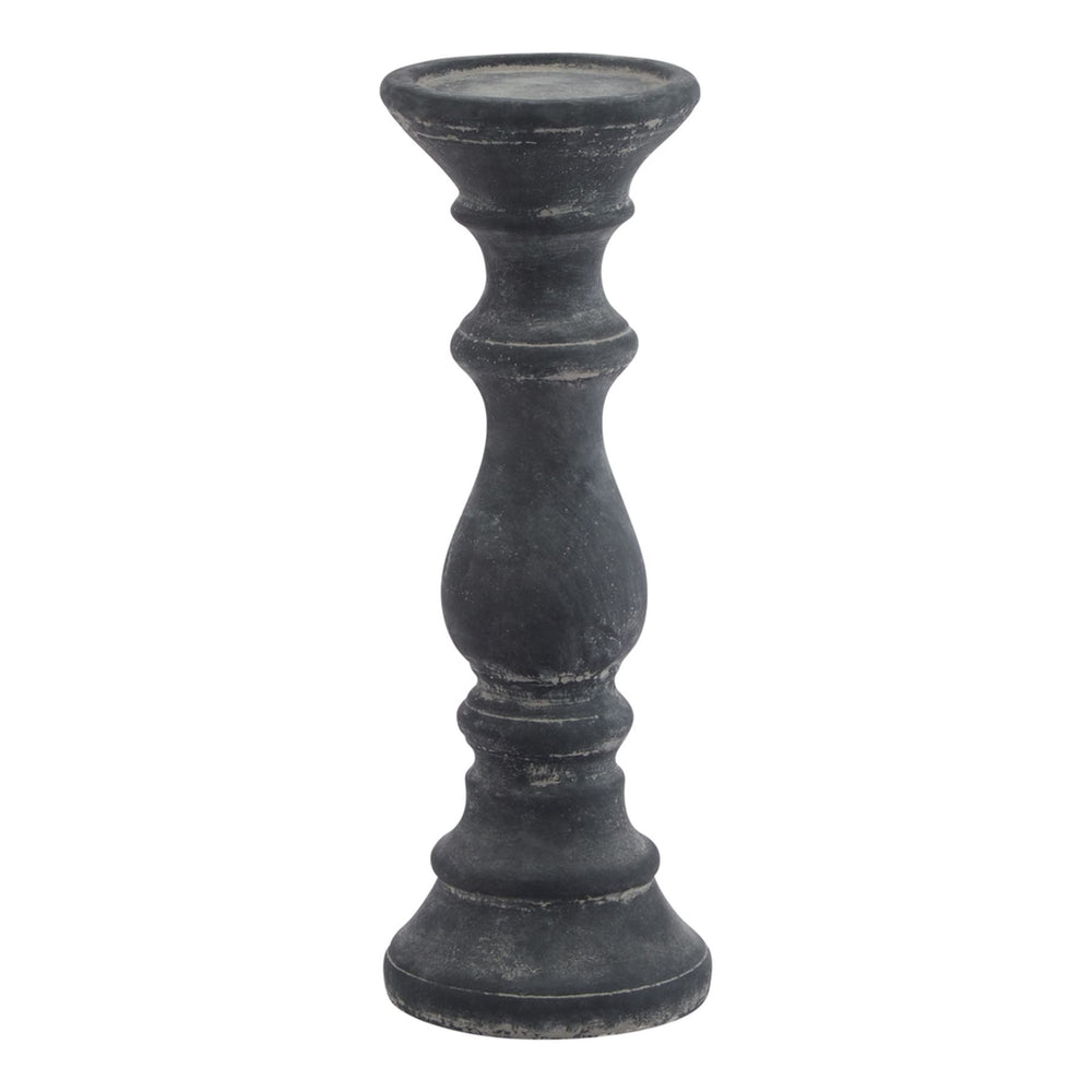 Amalfi Grey Column Candle Holder - Canwell Interiors Limited - Hills