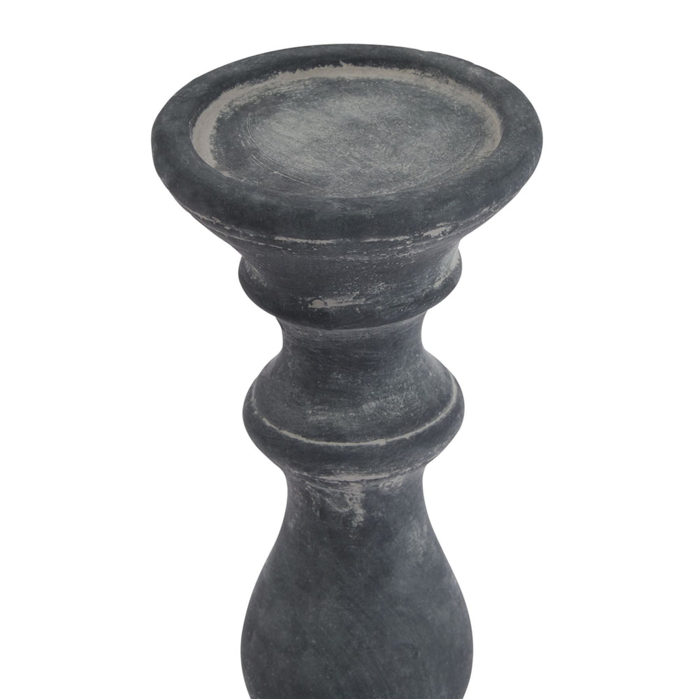 Amalfi Grey Column Candle Holder - Canwell Interiors Limited - Hills