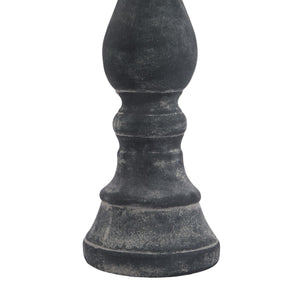 Amalfi Large Grey Column Candle Holder - Canwell Interiors Limited - Hills