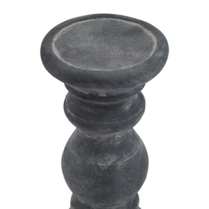 Amalfi Small Grey Column Candle Holder - Canwell Interiors Limited - Hills